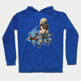 Monster Hunter World Chibi Lightbowgun Hoodie